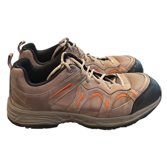 Propet Connelly Sneaker Shoe Brown Suede OrthoLite Orthotics Hiking Camp 10X(3E) - Picture 9 of 16